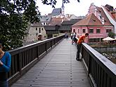 Lávka přes Vltavu u mostu Na Plášti po vydání kolaudačního souhlasu 15. listopadu 2012, zdroj: Archiv města Český Krumlov