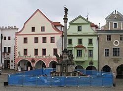 Rekonstrukce kašny na náměstí Svornosti Český Krumlov, zdroj: mu, foto: Jitka Augustinová 