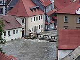 Povodně 2002 - Lazebnický most, foto: Archiv MÚ