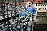Rekonstrukce Lazebnického mostu - 4. týden, foto: Vendula Nováková